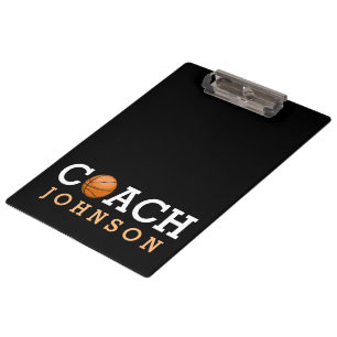 Carpeta De Pinza Nombre del personalizado del entrenador de béisbo