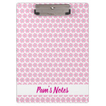 Nombre floral rosado moderno