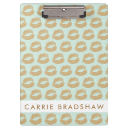 Carpeta De Pinza Nombre personalizado del patrón de maquillaje de l
