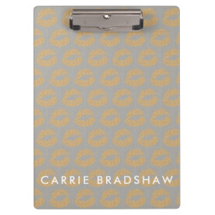 Carpeta De Pinza Nombre personalizado del patrón de maquillaje de l