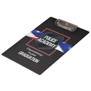 Carpeta De Pinza Nombre personalizado, graduación de la Academia de