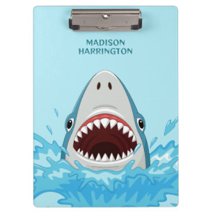 Carpeta De Pinza Nombre personalizado Guay Shark