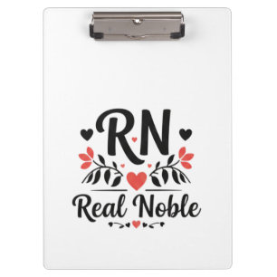 Carpeta De Pinza Nombre personalizado RN Real Noble Regalo floral