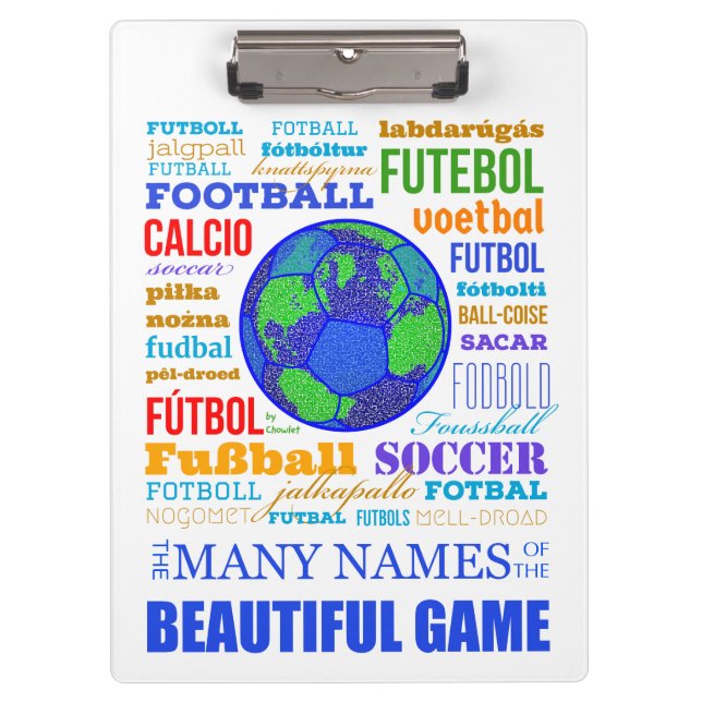 Carpeta De Pinza Nombres de fútbol o de fútbol (Anverso)