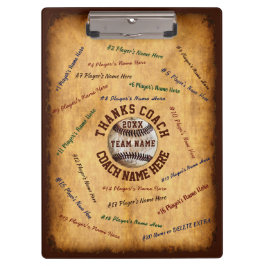 Carpeta De Pinza Nombres personalizados del jugador del tablero del