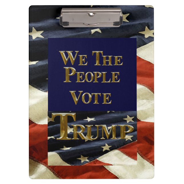 CARPETA DE PINZA NOSOTROS, EL PUEBLO VOTA TRUMP (Anverso)