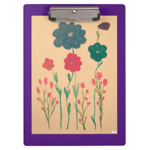 Carpeta De Pinza Nostalgia floral de estilo antiguo