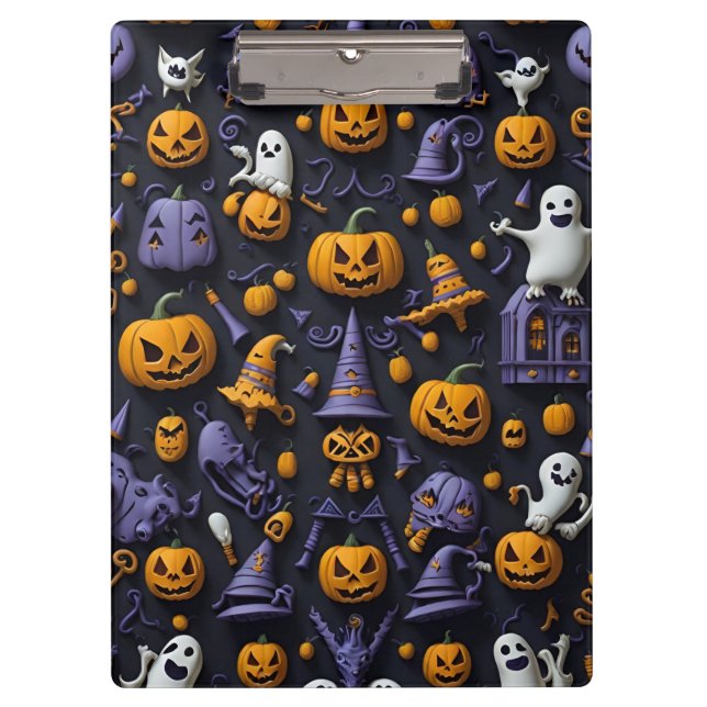 Carpeta De Pinza Notas de Halloween (Anverso)