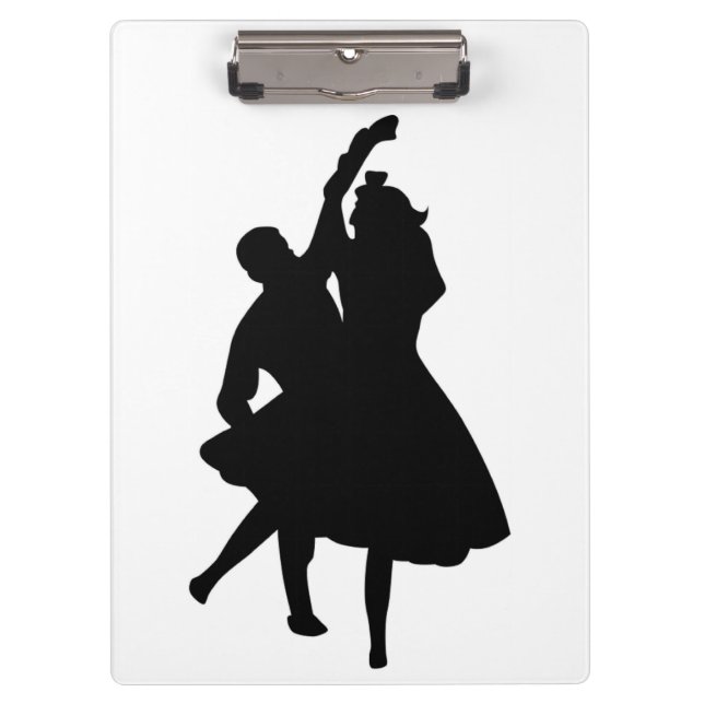 CARPETA DE PINZA NOTEBOOK DE SILHOUETTE DANCERS (Anverso)