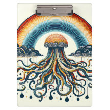 Nubes arcoiris y tendrils