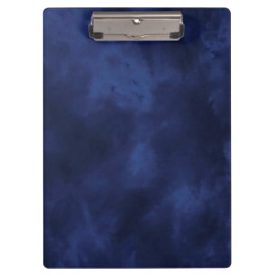 Carpeta De Pinza Nubes azules oscuras