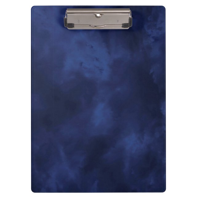 Carpeta De Pinza Nubes azules oscuras (Anverso)