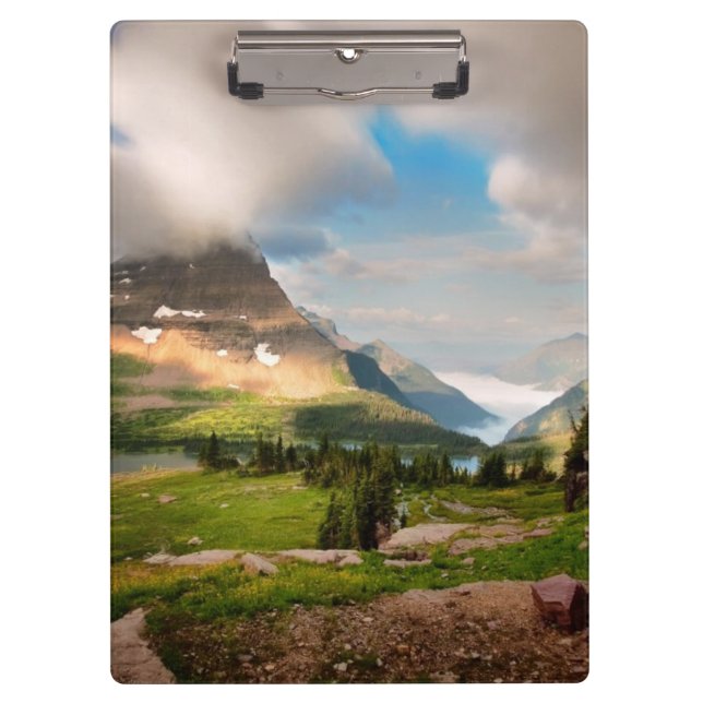 Carpeta De Pinza Nubes que barren a través de las montañas (Anverso)