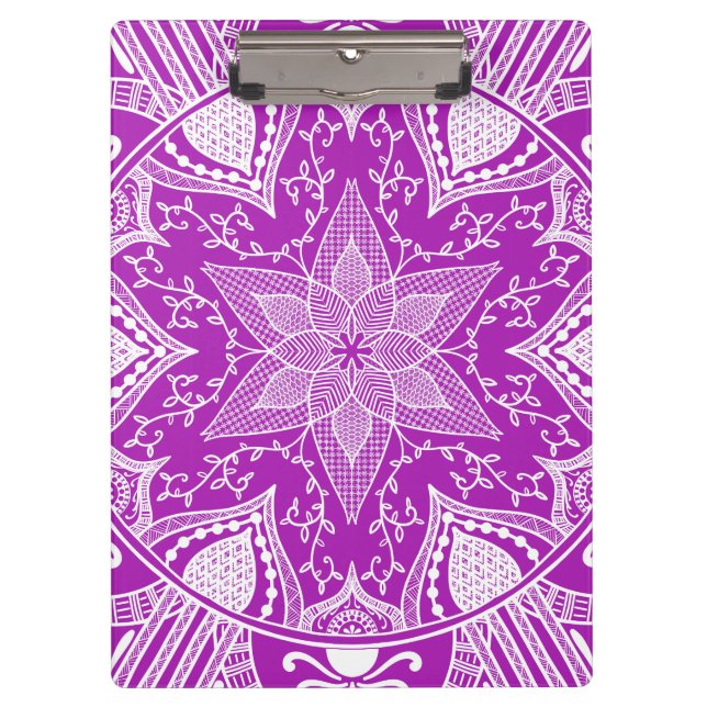 Carpeta De Pinza Nudibranch Mandala (Anverso)