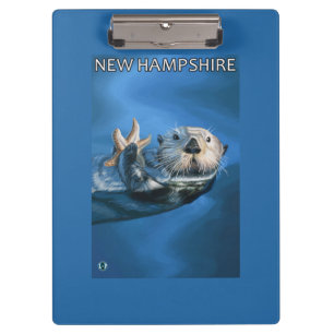 Carpeta De Pinza Nueva escena de la nutria de HampshireSea