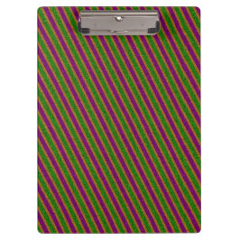 Carpeta De Pinza Nueva Orleans Stripe Purpurina