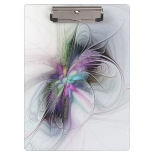 Carpeta De Pinza Nueva vida, arte fantástico abstracto y colorido d