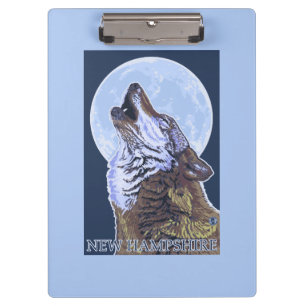 Carpeta De Pinza Nuevo lobo de HampshireHowling