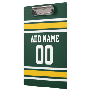 Carpeta De Pinza Número conocido de encargo del jersey del fútbol