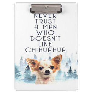 Carpeta De Pinza Nunca confíes en un hombre al que no le gusta el p