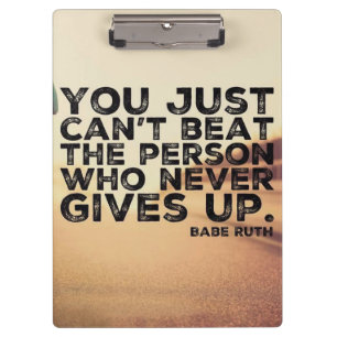 Carpeta De Pinza Nunca rendirse: se está agotando el tiempo Inspira