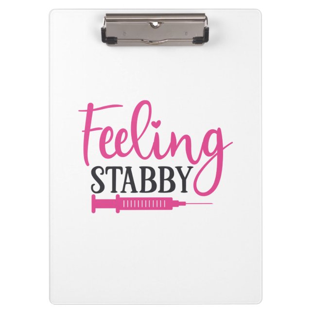 Carpeta De Pinza Nurse Gift Feeling Stabby Nurse (Anverso)