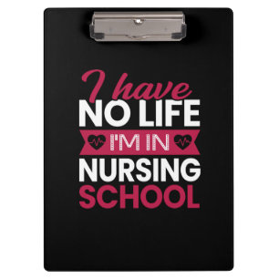 Carpeta De Pinza Nurse Gift No Tengo Vida En Enfermería