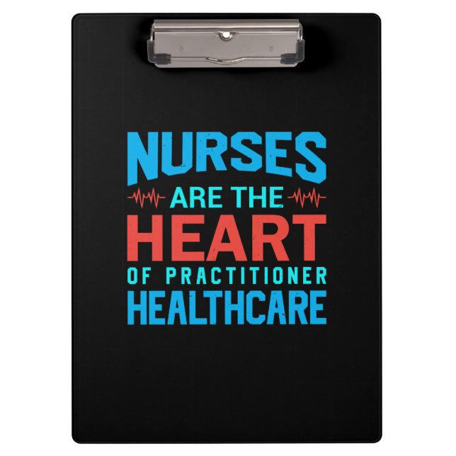 Carpeta De Pinza Nurse Gift | Nurses Are The Heart (Anverso)