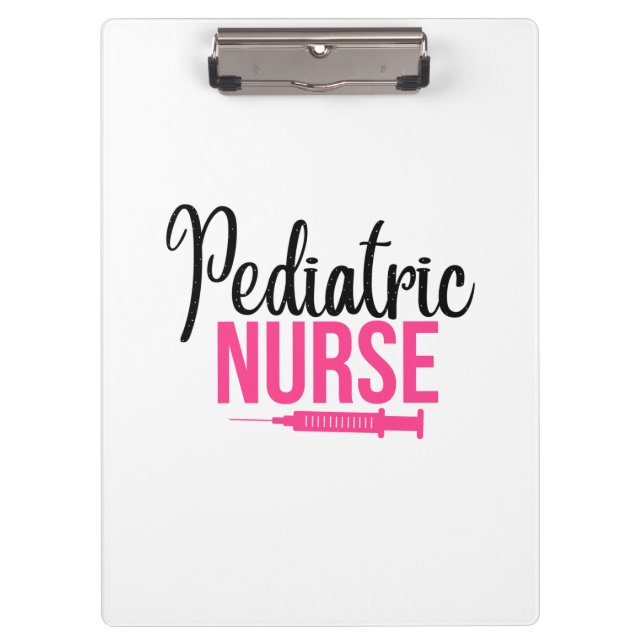 Carpeta De Pinza Nurse Gift Pediatric Nurse (Anverso)