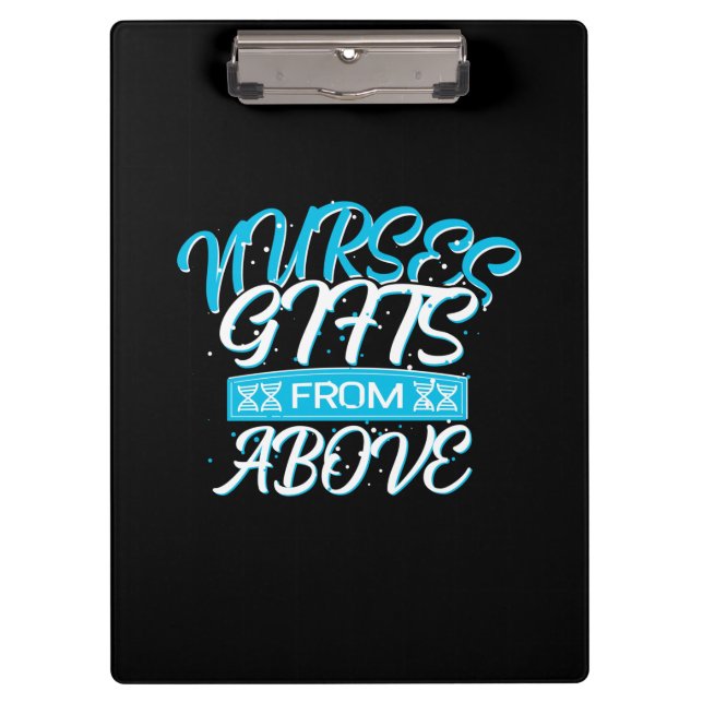 Carpeta De Pinza Nurse Gift | Regalos De Enfermeras De Arriba (Anverso)
