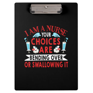 Carpeta De Pinza Nurse Gift Soy Una Enfermera De Tu Elección