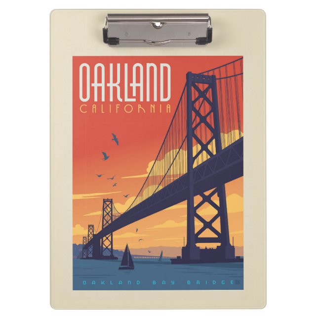 Carpeta De Pinza Oakland, California (Anverso)