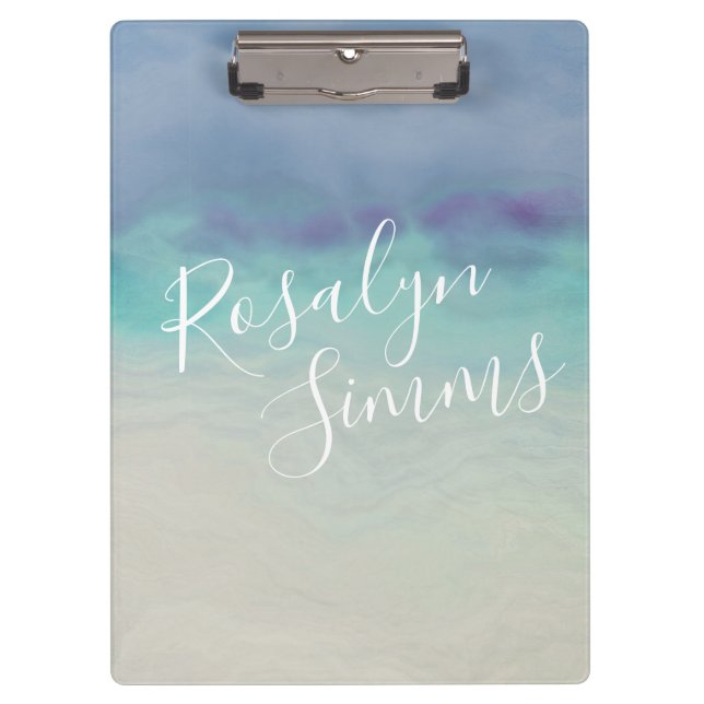 Carpeta De Pinza Océano pintado (Anverso)