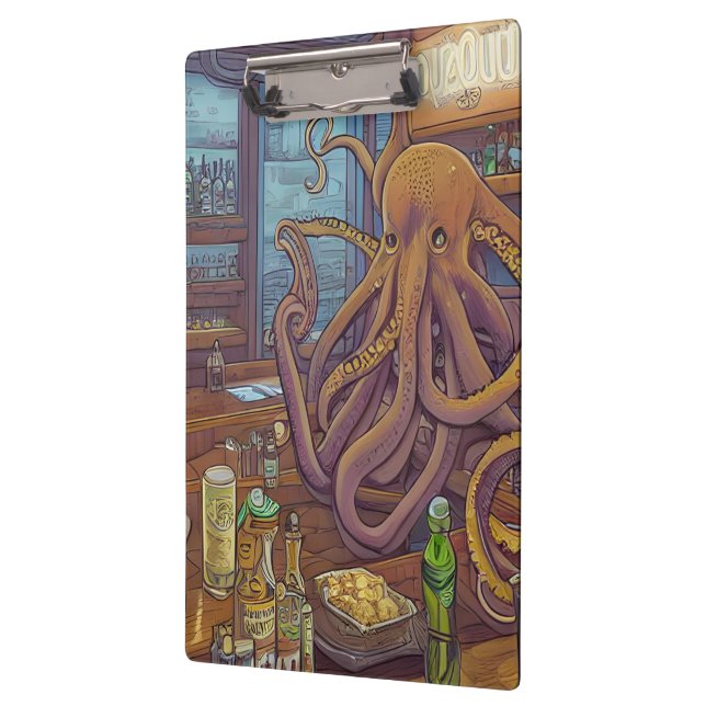 Carpeta De Pinza Octopus Bartender (Izquierda)