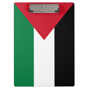 Carpeta De Pinza oficialmente bandera del Estado de Palestina