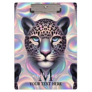 Carpeta De Pinza Oficina Escolar de Impresión de Leopardo Opal Feme