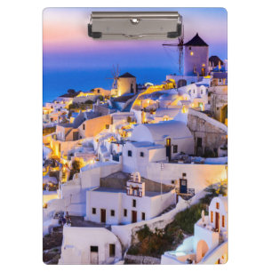 Carpeta De Pinza Oia Santorini