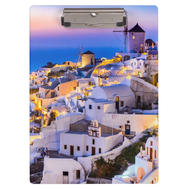 Carpeta De Pinza Oia Santorini (Anverso)