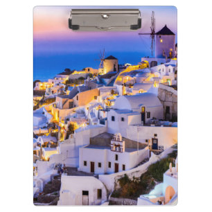 Carpeta De Pinza Oia Santorini