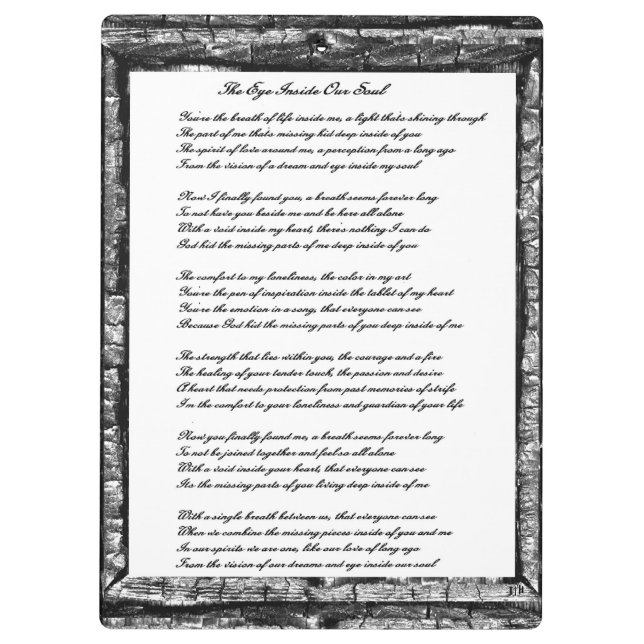 Carpeta De Pinza Ojo dentro de nuestra alma (Reverso)