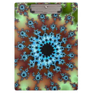 Carpeta De Pinza Ojo verde y azul claro
