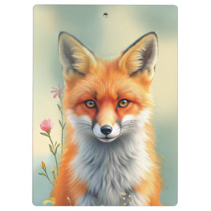Carpeta De Pinza Ojos llamativos de un astuto zorro rojo