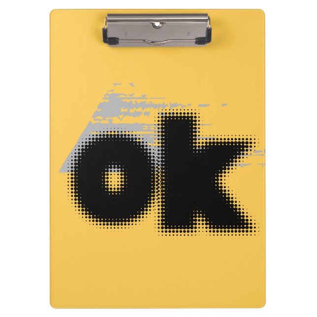 Carpeta De Pinza OK Vibes - Simple & Bold" (Anverso)