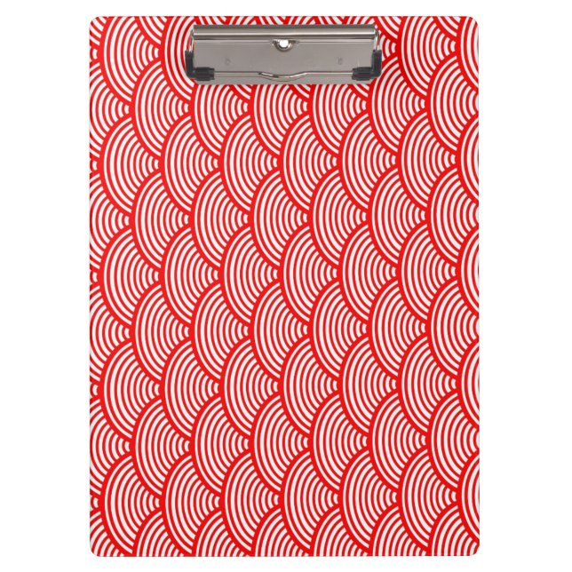 Carpeta De Pinza Ola roja japonesa (Anverso)