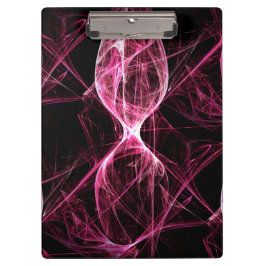 Carpeta De Pinza Olas de energía rosada rock de Punk chica