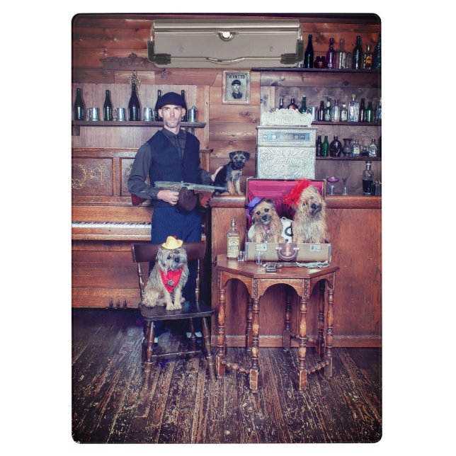 Carpeta De Pinza Old Fashioned Print Travis (Anverso)