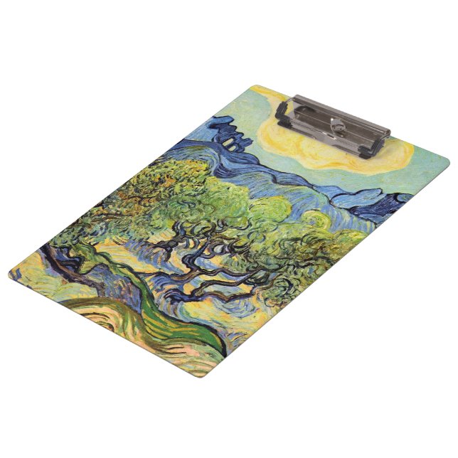 Carpeta De Pinza Olivos con Alpilles por Vincent van Gogh (Angular)