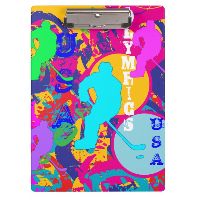 CARPETA DE PINZA OLYMPIC HOCKEY (Anverso)