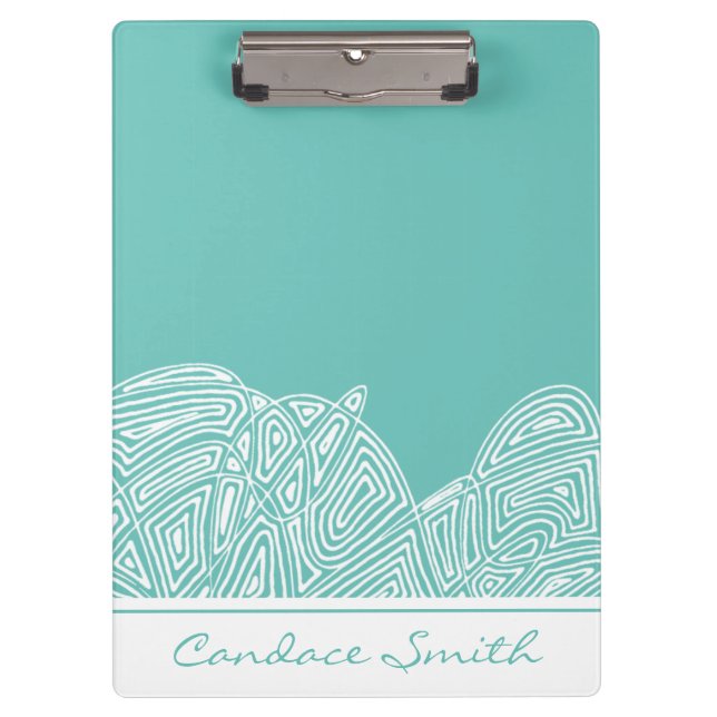 Carpeta De Pinza Ondas personalizadas (Anverso)