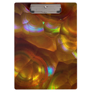 Carpeta De Pinza Opal de incendio de naranja irlandés